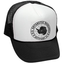 Load image into Gallery viewer, Outpost 31 Antarctica Trucker Hat - Mesh Cap - Five Panel Retro Style TRUCKER Cap
