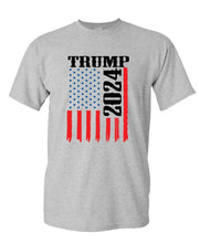 Load image into Gallery viewer, USA Trump Flag 2024 Unisex T-shirt
