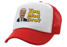 Load image into Gallery viewer, You Mad Bro - Five Panel Retro Style TRUCKER Cap
