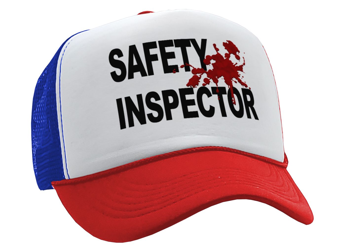 SAFETY INSPECTOR - Five Panel Retro Style TRUCKER Cap