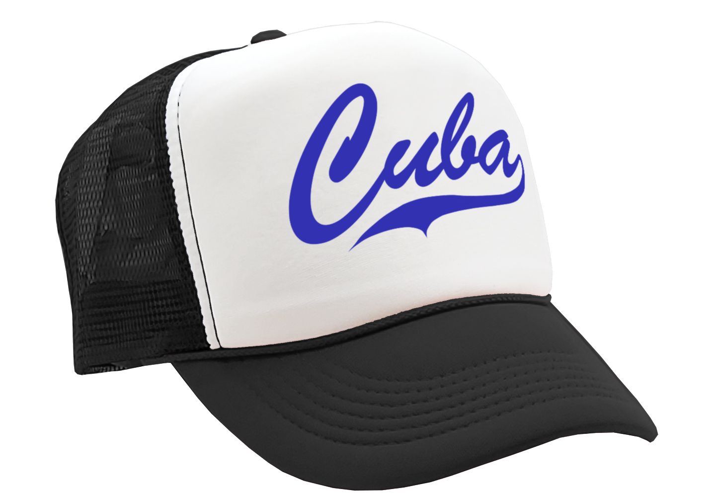 CUBA - hispanic pride latin america cubano - Vintage Retro Style Trucker Cap Hat - Five Panel Retro Style TRUCKER Cap