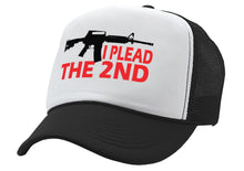 Load image into Gallery viewer, I PLEAD The 2nd AMENDMENT - Five Panel Retro Style TRUCKER Cap
