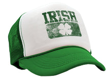 Load image into Gallery viewer, IRISH - ireland slainte st patricks day hat paddys day - Vintage Retro Style Trucker Cap Hat
