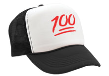 Load image into Gallery viewer, ONE HUNDRED POINTS - Five Panel Retro Style TRUCKER Cap
