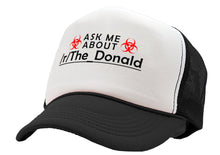 Load image into Gallery viewer, Ask Me About The_Donald - Five Panel Retro Style TRUCKER Cap
