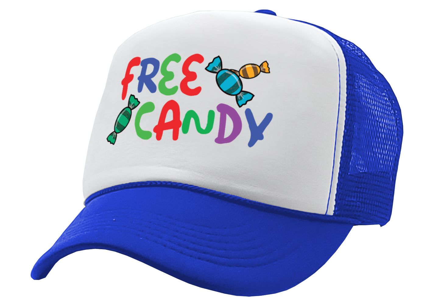 FREE CANDY - Five Panel Retro Style TRUCKER Cap