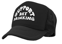 Load image into Gallery viewer, I Support Drinking During the Day - Vintage Retro Style Trucker Cap Hat - Five Panel Retro Style TRUCKER Cap
