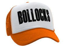 Load image into Gallery viewer, BOLLOCKS - british humor funny joke gag - Vintage Retro Style Trucker Cap Hat - Five Panel Retro Style TRUCKER Cap
