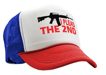 Load image into Gallery viewer, I PLEAD The 2nd AMENDMENT - Five Panel Retro Style TRUCKER Cap
