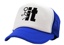 Load image into Gallery viewer, F--- IT - Five Panel Retro Style TRUCKER Cap
