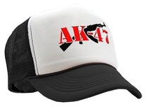 Load image into Gallery viewer, AK-47 - Assault Rifle - Five Panel Retro Style TRUCKER Cap
