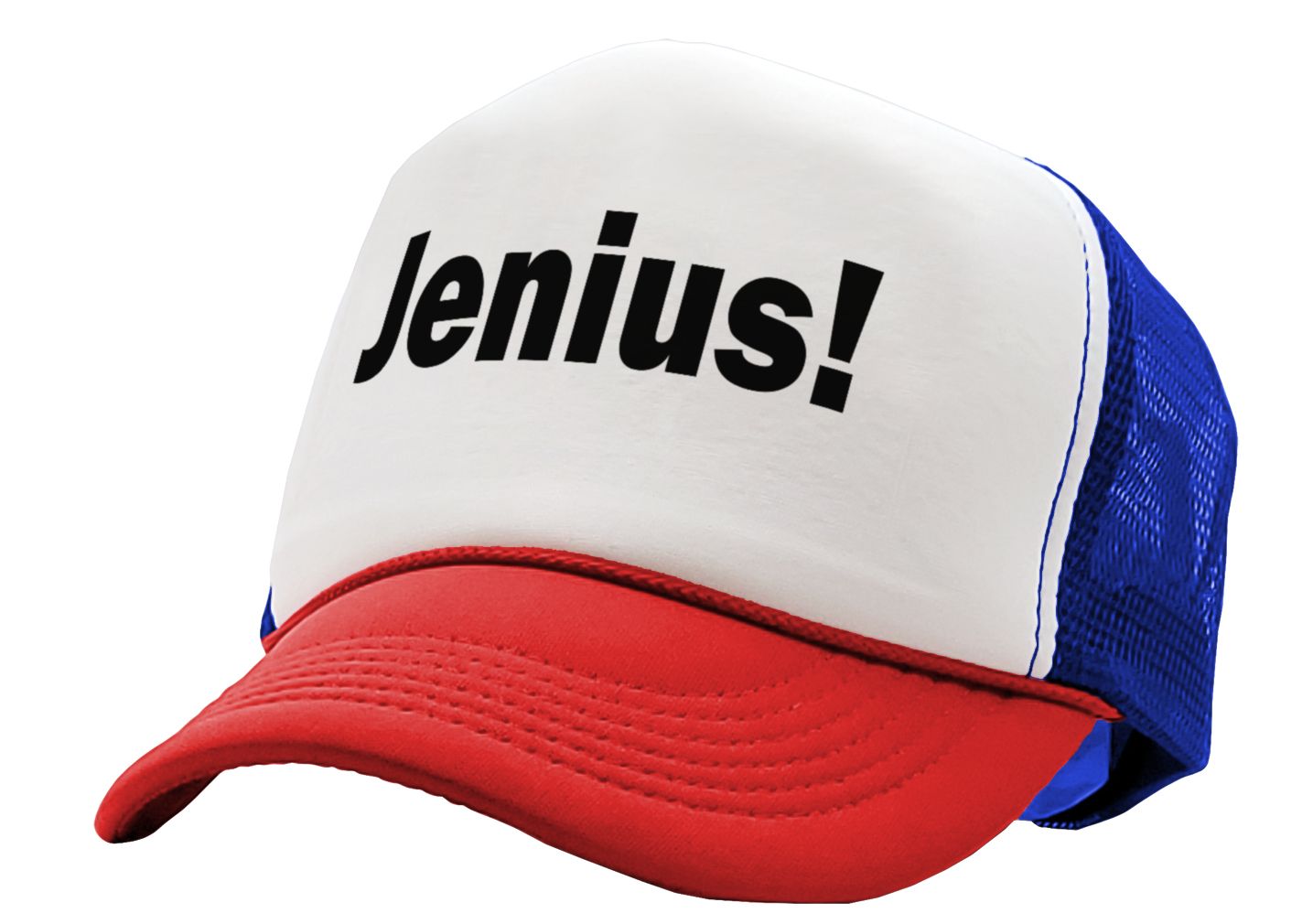 JENIUS! - Five Panel Retro Style TRUCKER Cap