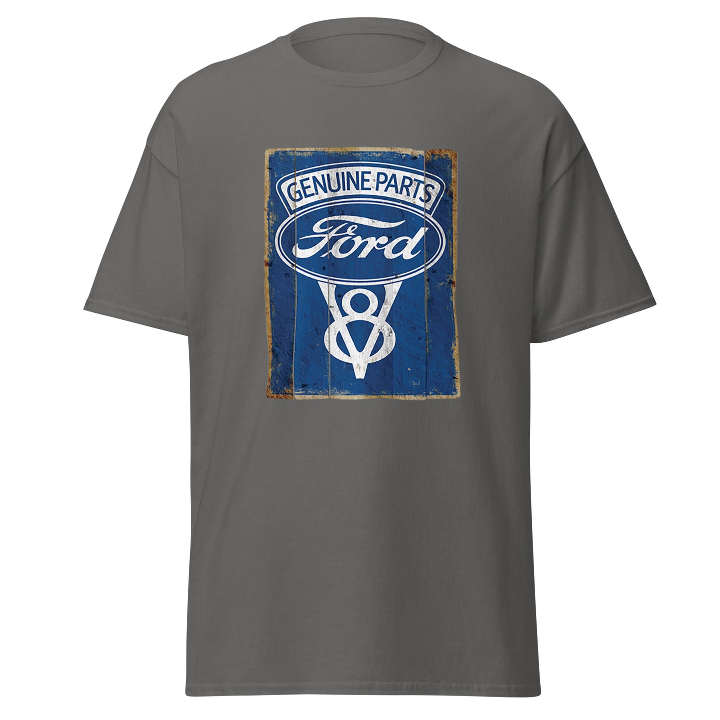 Ford Vintage Genuine Parts V8 Logo Unisex Cotton T-shirt