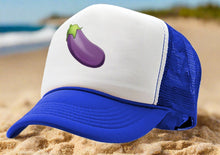 Load image into Gallery viewer, Eggplant boner - Five Panel Retro Style TRUCKER Cap
