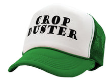 Load image into Gallery viewer, CROP DUSTER - funny fart prank joke - Vintage Retro Style Trucker Cap Hat - Five Panel Retro Style TRUCKER Cap
