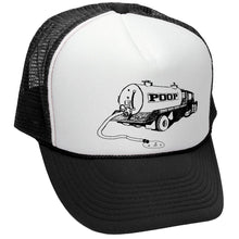 Load image into Gallery viewer, PoopTruck Trucker Hat - Mesh Cap - Five Panel Retro Style TRUCKER Cap
