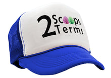 Load image into Gallery viewer, TWO SCOOPS - 2 TERMS - Five Panel Retro Style TRUCKER Cap
