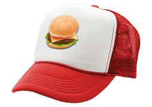 Load image into Gallery viewer, CHEESEBURGER - concession food truck carnival fair - Vintage Retro Style Trucker Cap Hat - Five Panel Retro Style TRUCKER Cap
