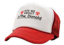 Load image into Gallery viewer, Ask Me About The_Donald - Five Panel Retro Style TRUCKER Cap
