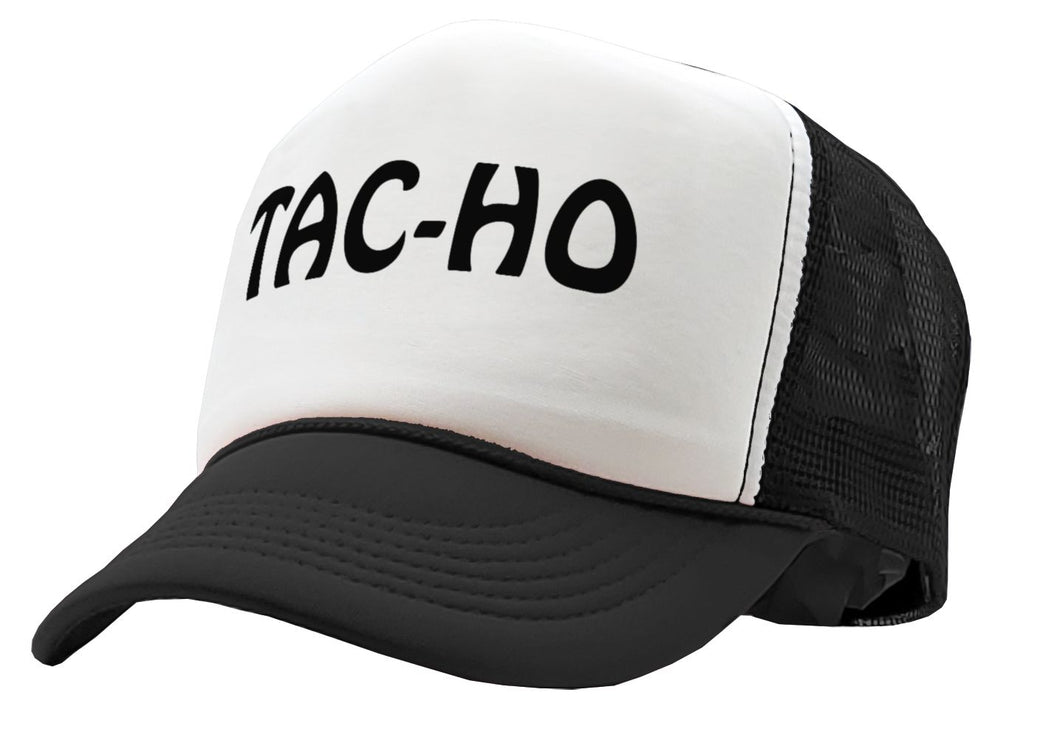 TAC-HO - Vintage Retro Style Trucker Cap Hat - Five Panel Retro Style TRUCKER Cap