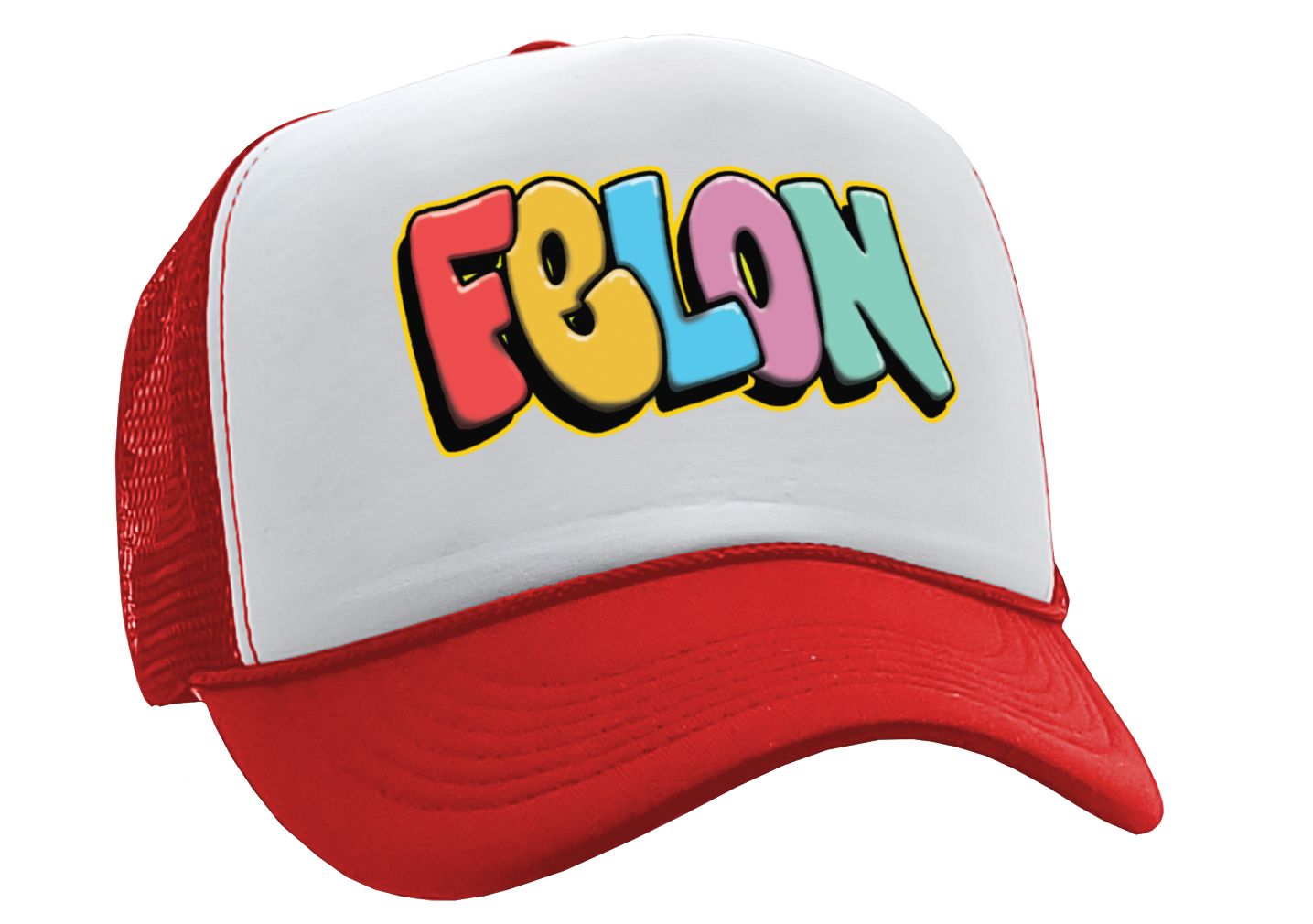 Felon - Five Panel Retro Style TRUCKER Cap