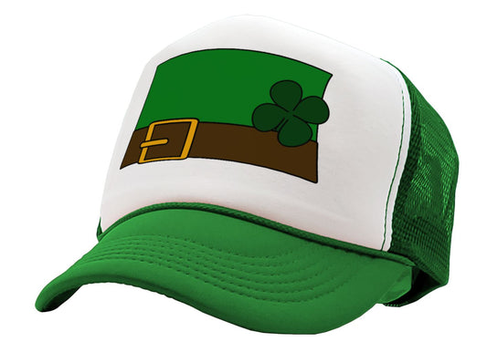 LEPRECHAUN - st paddys day patricks irish ireland - Vintage Retro Style Trucker Cap Hat