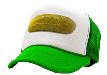 Load image into Gallery viewer, PICKLE - concession stand fair carvinal - Adult Trucker Cap Hat - Five Panel Retro Style TRUCKER Cap
