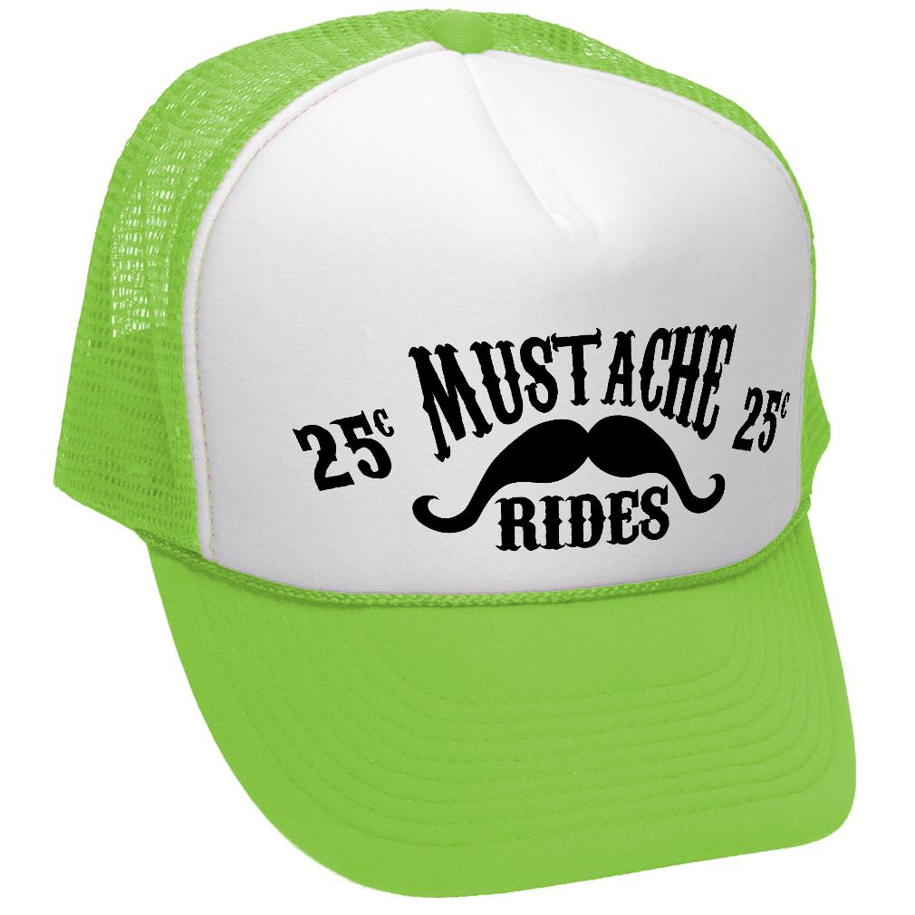 Mustache Rides - Trucker Hat