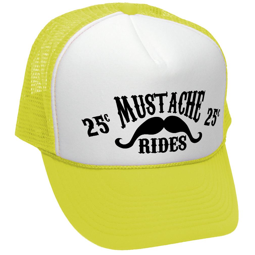 Mustache Rides - Trucker Hat