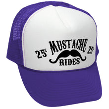 Load image into Gallery viewer, Mustache Rides - Trucker Hat
