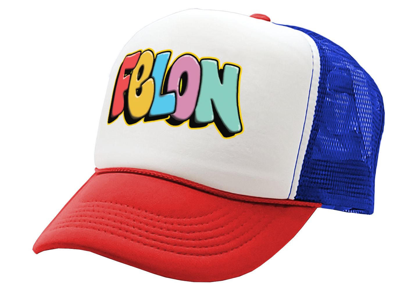 Felon - Five Panel Retro Style TRUCKER Cap