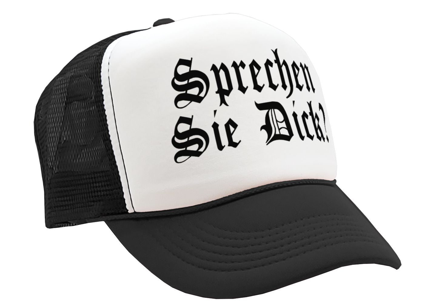 SPRECHEN SIE DICK - step brothers funny - Vintage Retro Style Trucker Cap Hat - Five Panel Retro Style TRUCKER Cap