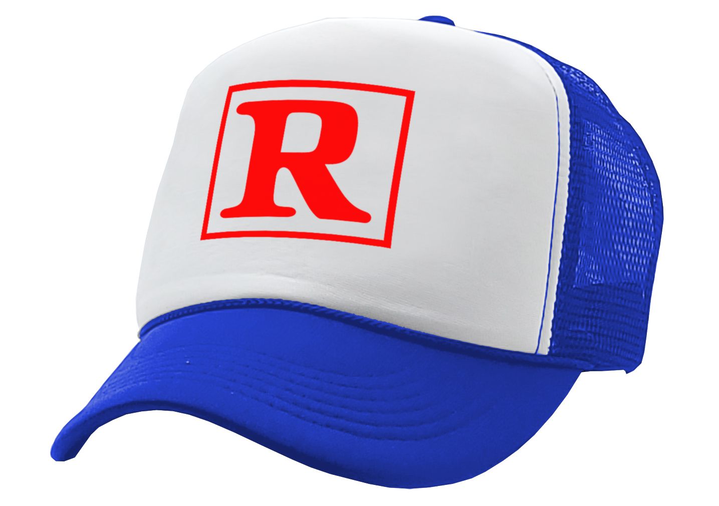 RATED R - Five Panel Retro Style TRUCKER Cap