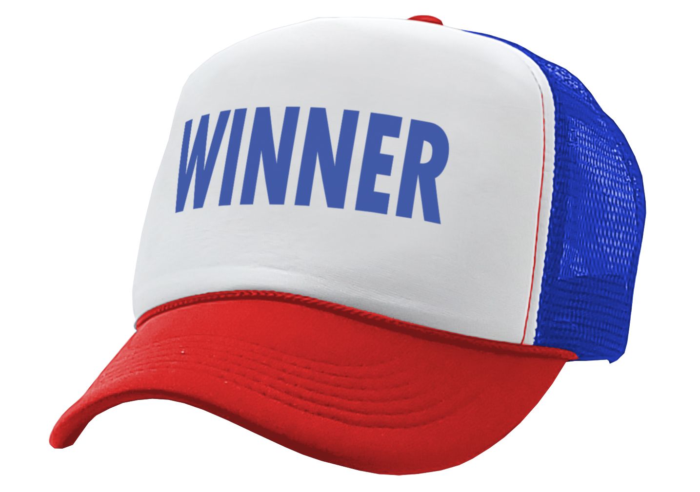 WINNER - Five Panel Retro Style TRUCKER Cap