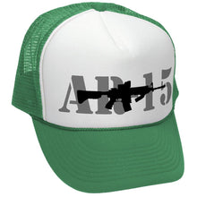 Load image into Gallery viewer, AR-15 - ar15 assault rifle gun rights usa - Adult Trucker Cap Hat - Five Panel Retro Style TRUCKER Cap
