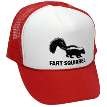 Load image into Gallery viewer, Fart Squirrel Trucker Hat - Mesh cap - Five Panel Retro Style TRUCKER Cap
