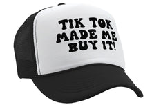 Load image into Gallery viewer, TIK TOK Made Me Buy It - viral video - Vintage Retro Style Trucker Cap Hat
