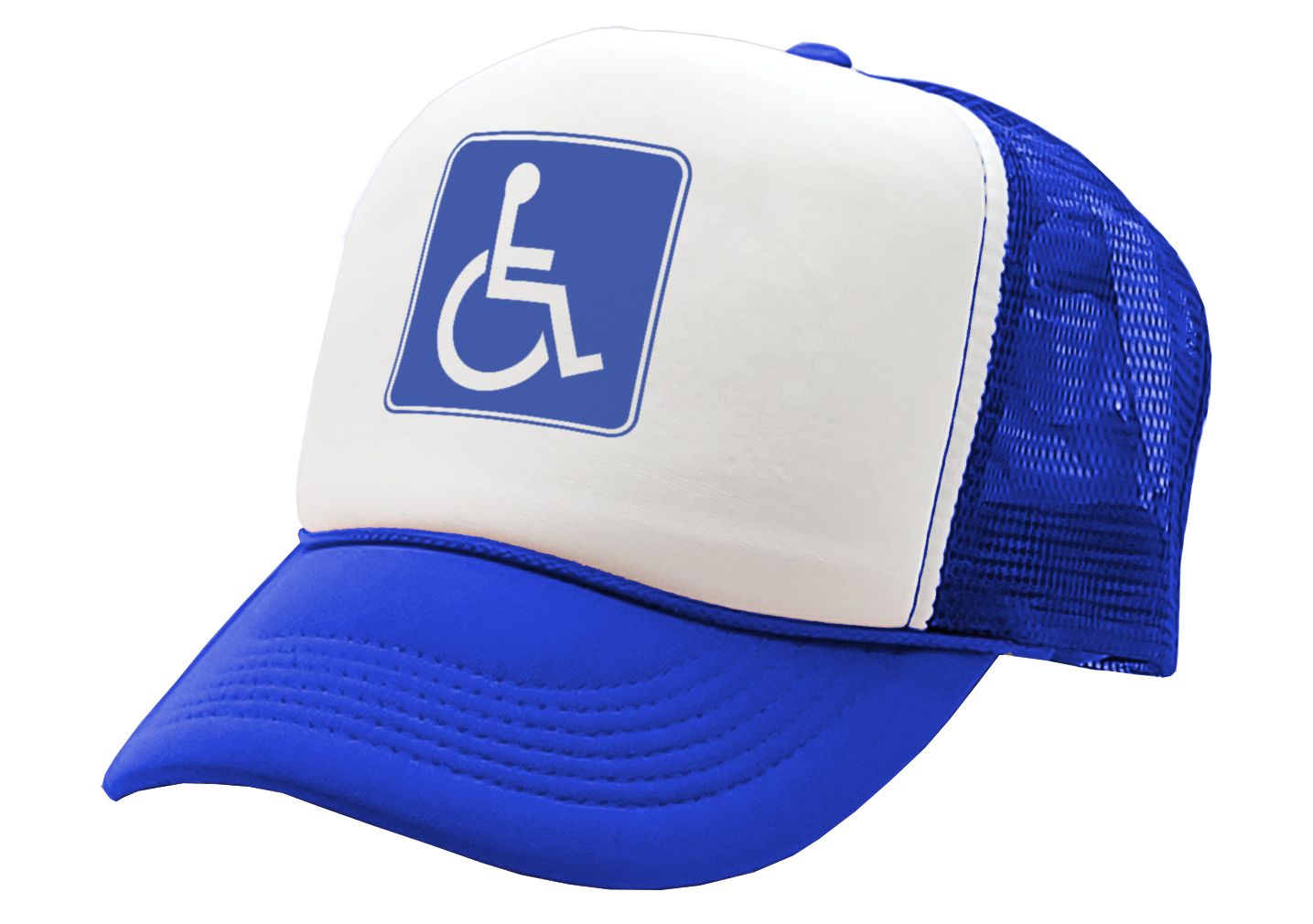 HANDICAPPED - Five Panel Retro Style TRUCKER Cap