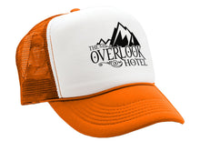 Load image into Gallery viewer, OVERLOOK HOTEL - scary movie horror film - Vintage Retro Style Trucker Cap Hat - Five Panel Retro Style TRUCKER Cap
