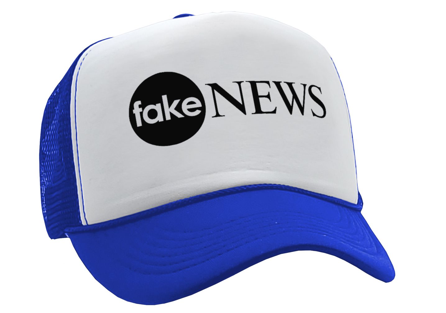 FAKE NEWS - media donald trump for president 24 - Vintage Retro Style Trucker Cap Hat