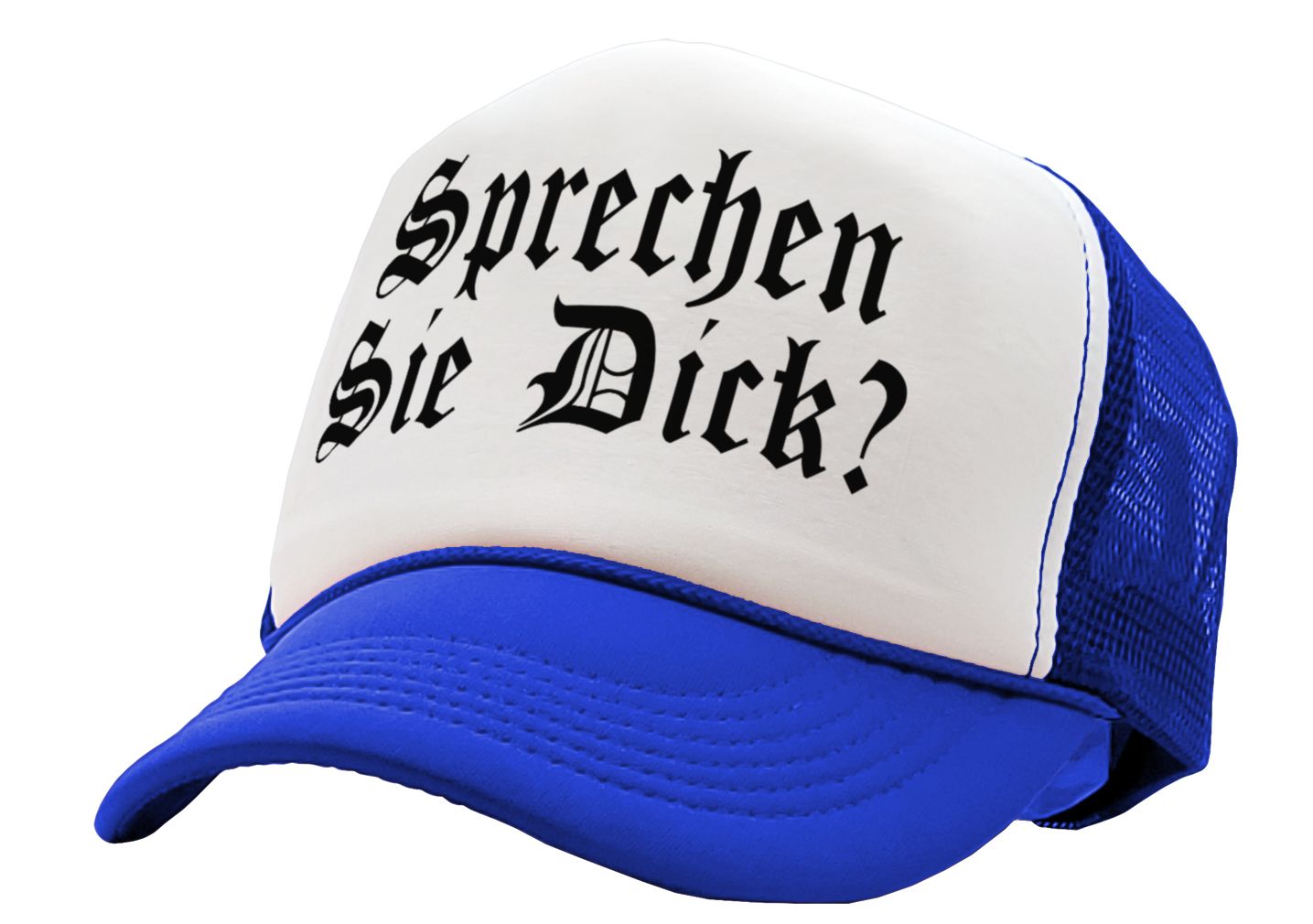 SPRECHEN SIE DICK - step brothers funny - Vintage Retro Style Trucker Cap Hat - Five Panel Retro Style TRUCKER Cap