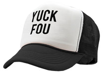 Load image into Gallery viewer, YUCK FOU - fuck you funny prank gag gift - Vintage Retro Style Trucker Cap Hat - Five Panel Retro Style TRUCKER Cap
