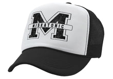 Load image into Gallery viewer, MISKATONIC - horror college university - Vintage Retro Style Trucker Cap Hat - Five Panel Retro Style TRUCKER Cap
