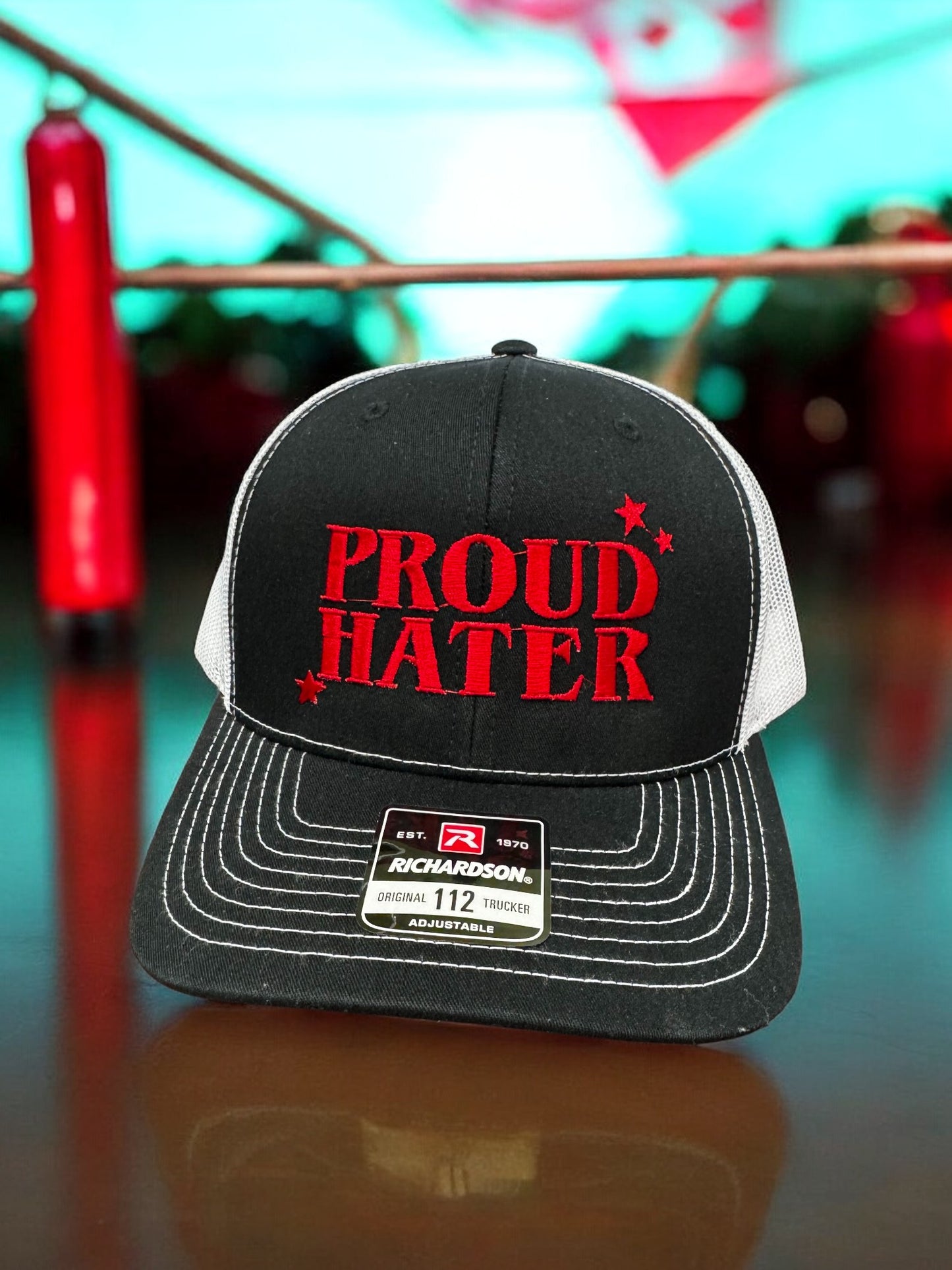 Proud Hater Embroidered Adjustable Snap Back Trucker Hat Cap