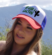 Load image into Gallery viewer, GO CLIMB a CACTUS - Five Panel Retro Style TRUCKER Cap
