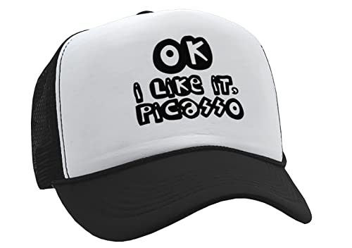 Nukem Cap Company - OK I Like It Picasso - Viral Video - Vintage Retro Style Trucker Cap Hat