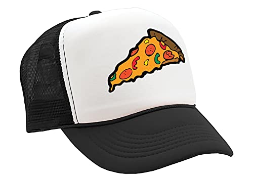 Nukem Cap Company - Pizza - Concession Food Truck fair Carnival - Vintage Retro Style Trucker Cap Hat