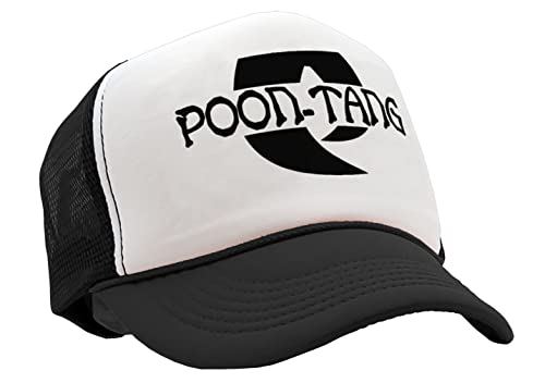 Guacamole - Poon Tang Clan - Parody Sexy Joke Gift - Vintage Retro Style Trucker Cap Hat