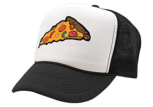 Nukem Cap Company - Pizza - Concession Food Truck fair Carnival - Vintage Retro Style Trucker Cap Hat