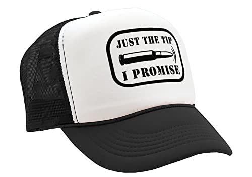 Nukem Cap Company - Just The Tip I Promise - Vintage Retro Style Trucker Cap Hat